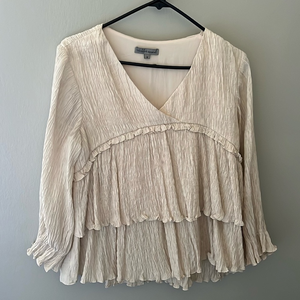 Cream Wishlist apparel Blouse